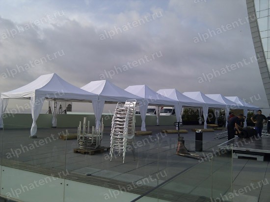 Использования мобильных шатров для проведения мероприятия